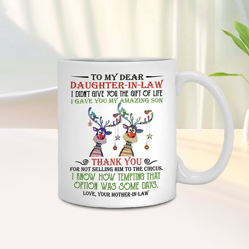 Viskana I have given you my amazing son - Best gift for daughter-in-law mugs