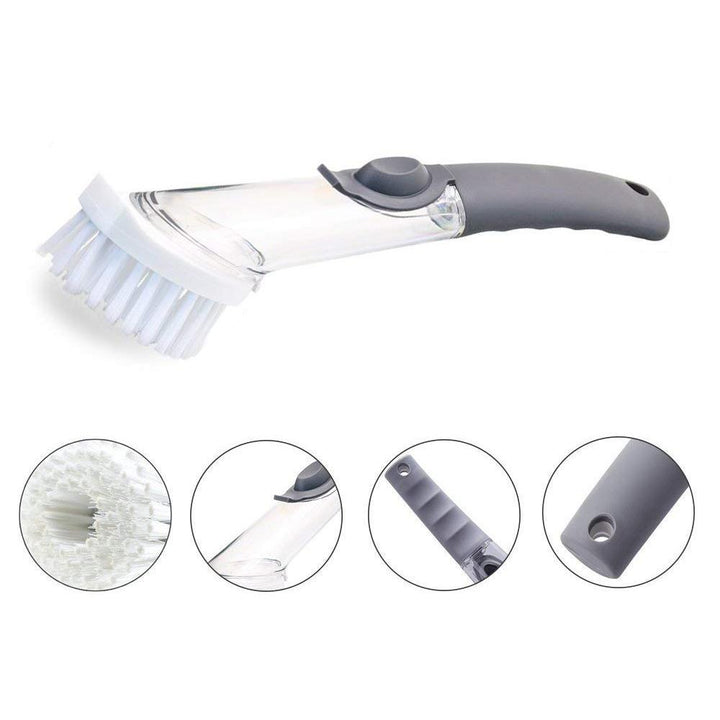Dish Brush with Detergent Dispenser | Viskana