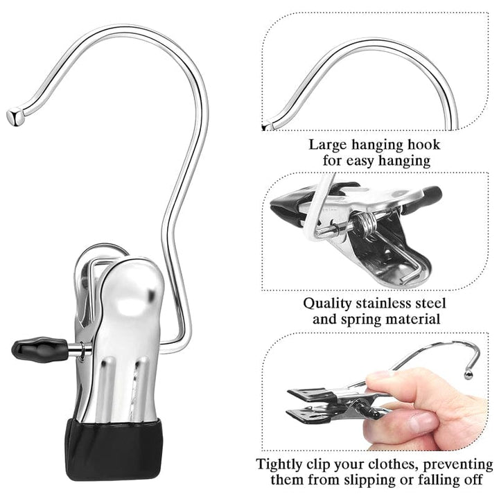 Viskana Hanging hooks/clips in stainless steel