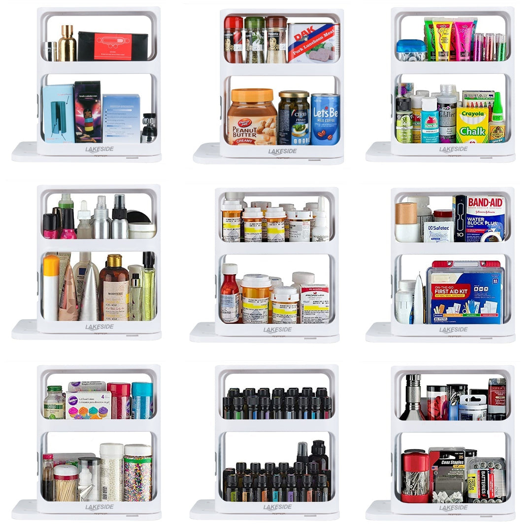 Viskana LAKESIDE™ Rotating Spice Rack Organizer