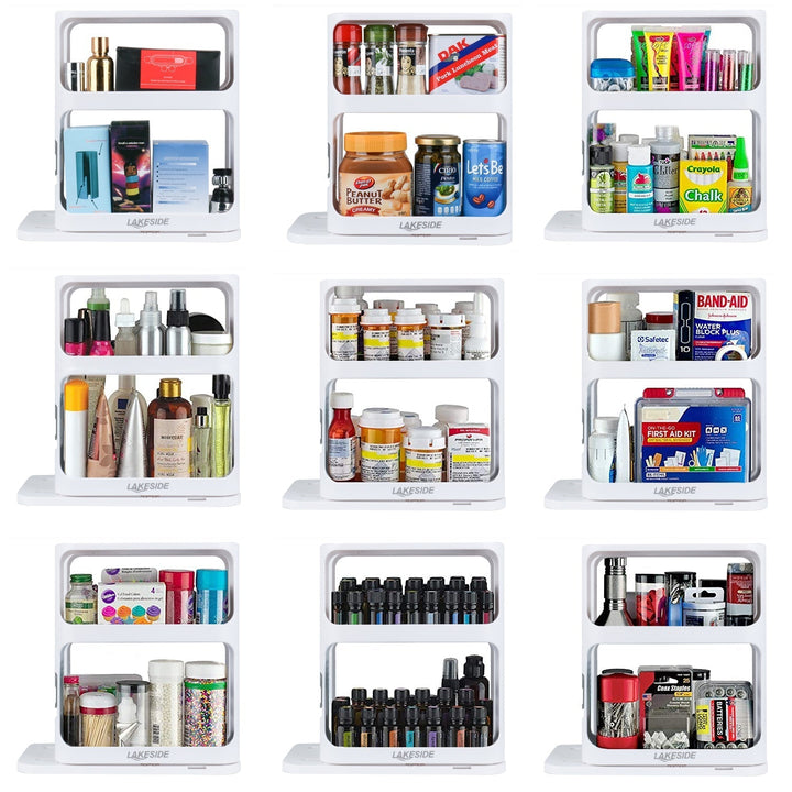 Viskana LAKESIDE™ Rotating Spice Rack Organizer