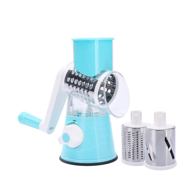 3-in-1 rotary cheese grater vegetable slicer | Viskana