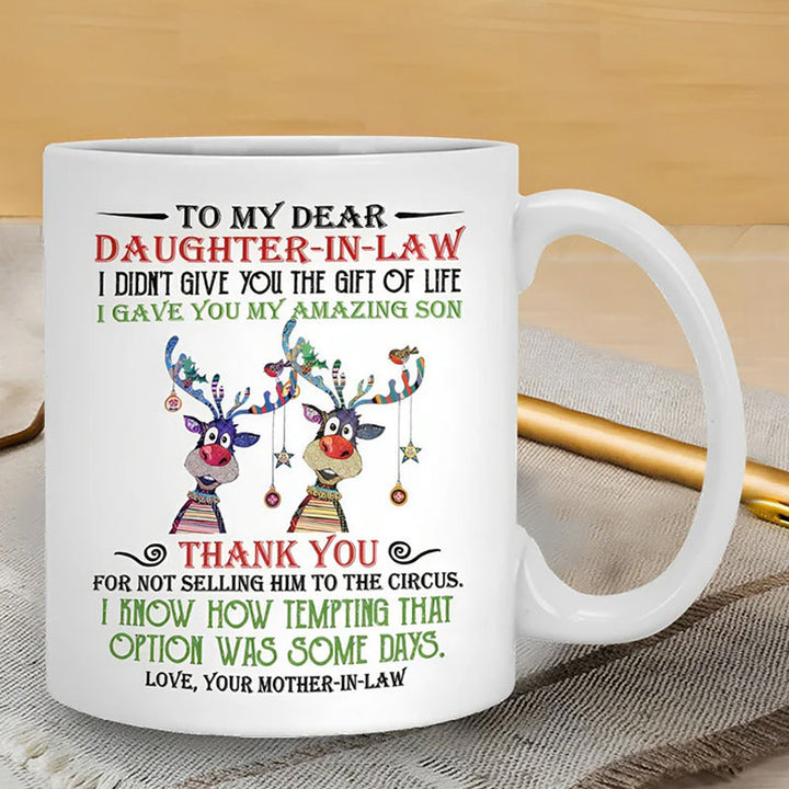 Viskana I have given you my amazing son - Best gift for daughter-in-law mugs