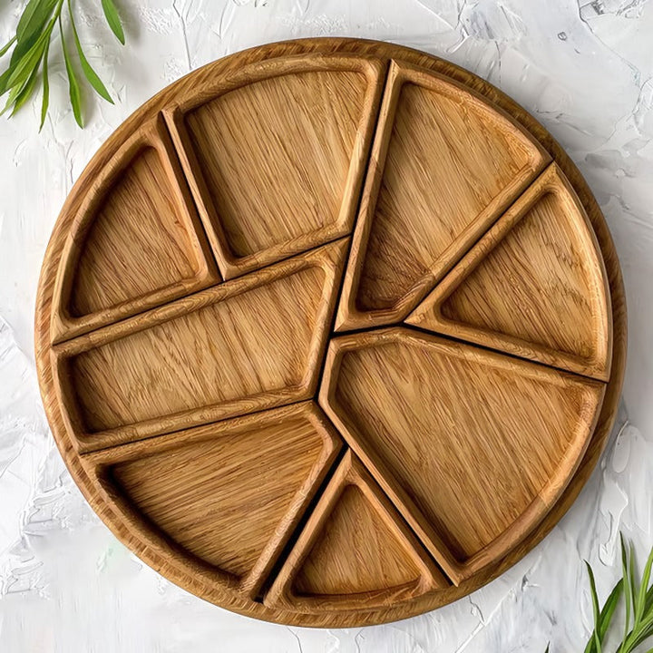 Viskana Jigsaw Puzzle Tray - Wood with Removable Dividers