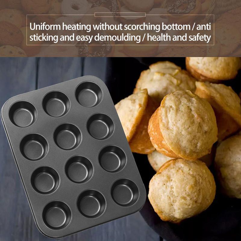 12 Molds Muffin And Cupcake Tray Viskana