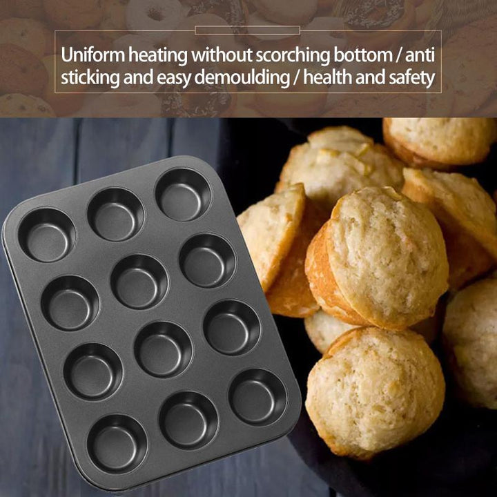 12 Molds Muffin And Cupcake Tray Viskana