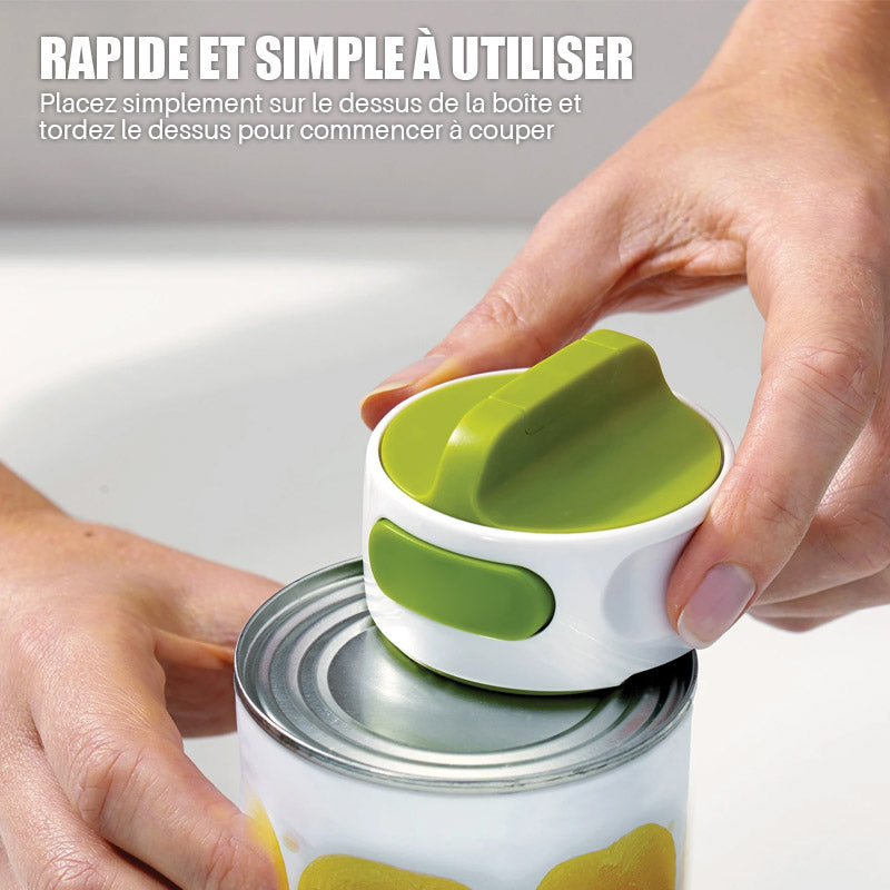 Stainless Steel Can Opener with Comfort Grip Viskana
