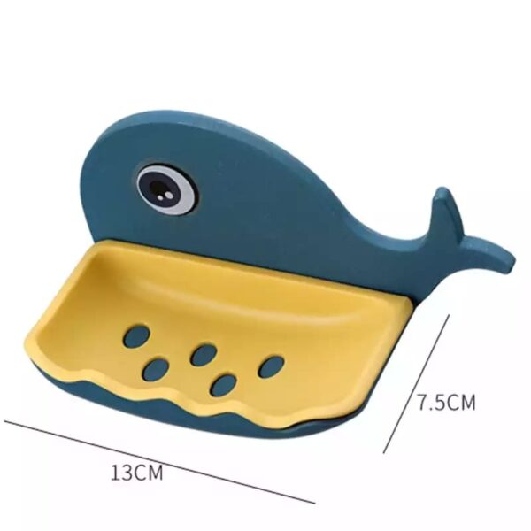 Whale Shapes Soap Dish Wall Mounted Viskana