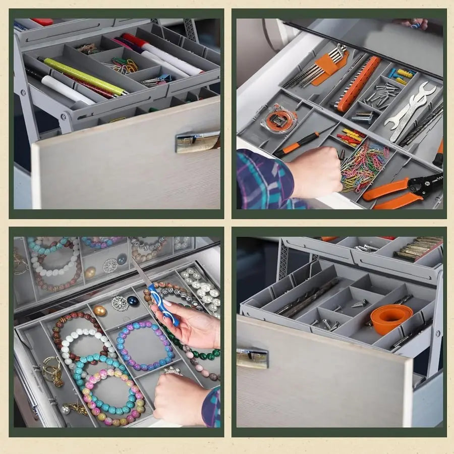 Viskana 3-tier Smart Drawer Organizer – Makes optimal use of storage space