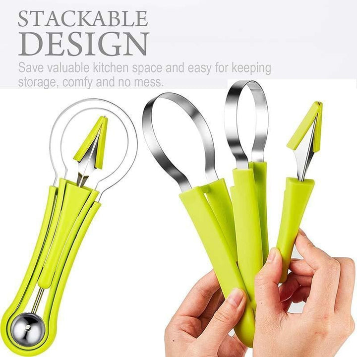 Viskana 4 in 1 Stainless Steel Fruit Tool Set