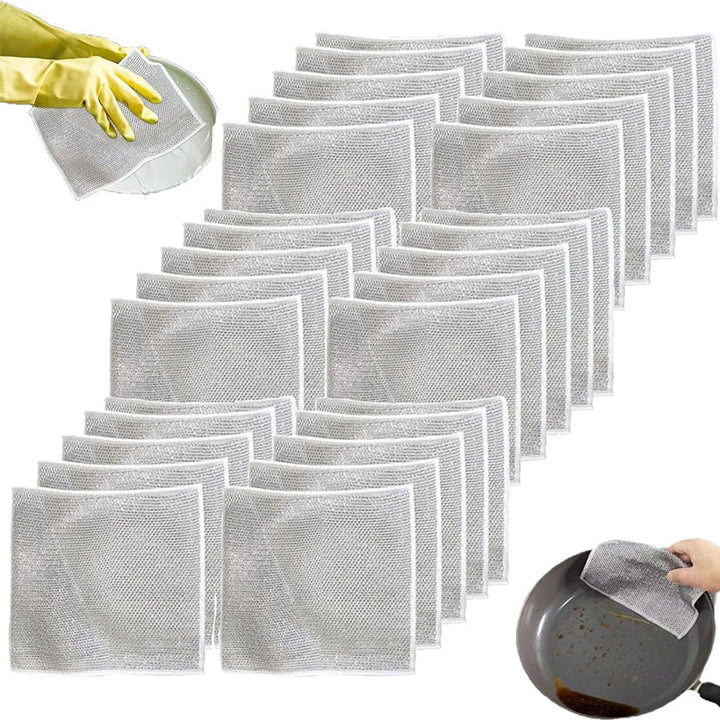 Multi-Purpose Non-scratch Wire Dish Cloth for Wet and Dry Viskana