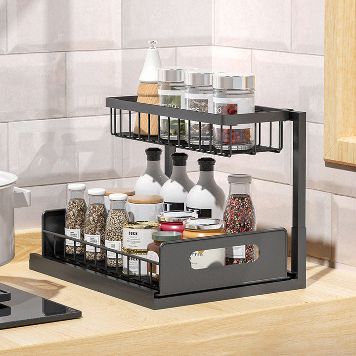 Viskana 丨 Under Sink Kitchen Storage Rack