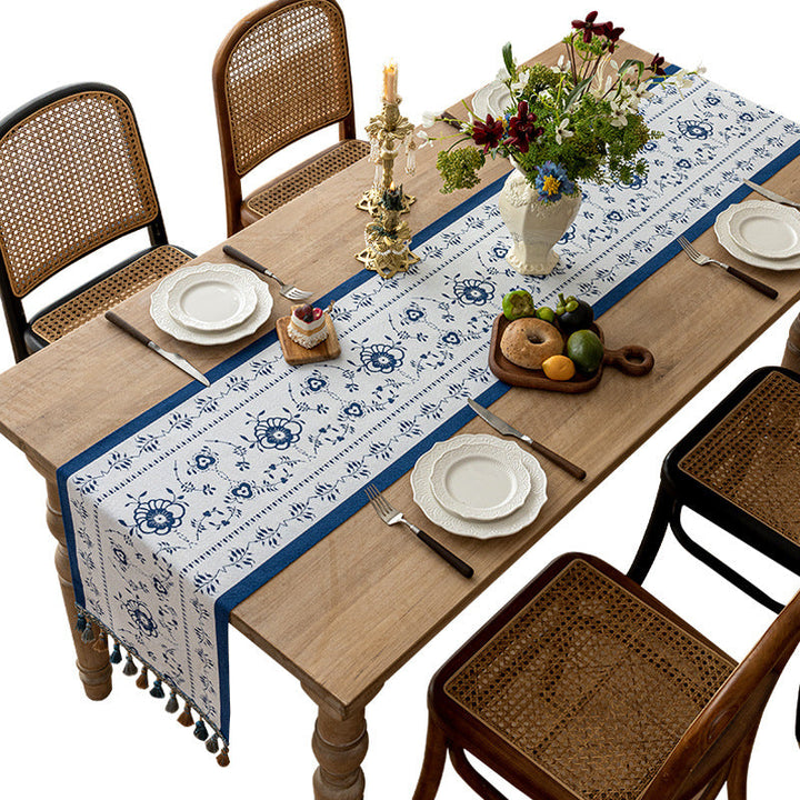Viskana European and American - Style Chenille Tablecloth