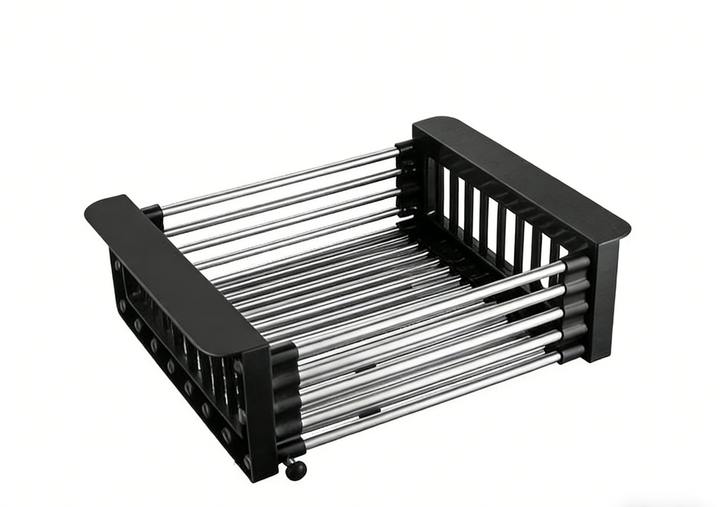 Viskana Retractable Drainage Rack+Wash&Store/Plate Organizer/Adjustable Size