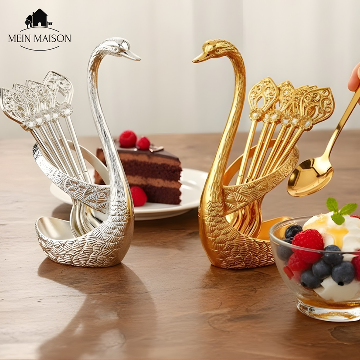 Viskana SwanLuxe – Enhance coffee experiences with stylish swan-shaped spoons