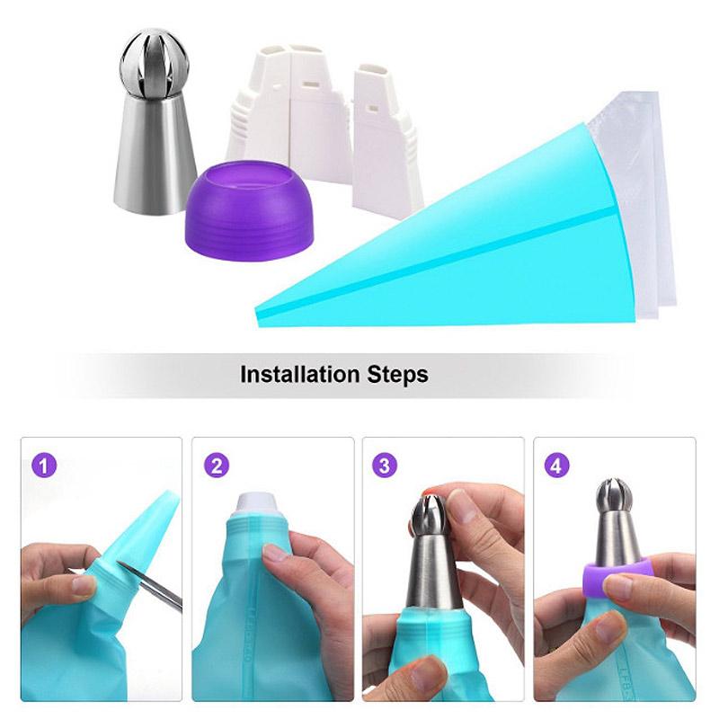 Viskana Cake Baking Decor Tool Set (8 PCs)