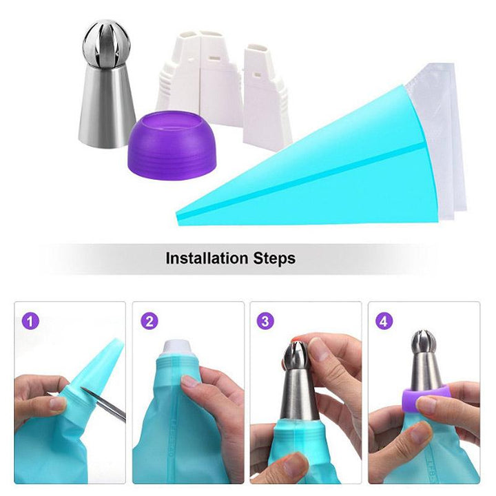Viskana Cake Baking Decor Tool Set (8 PCs)