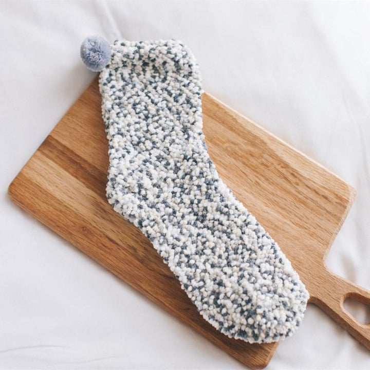 Viskana Coral Fleece Cupcake Socks