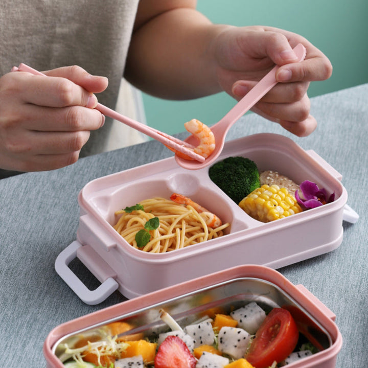Viskana Portable Three Stackable Lunchbox