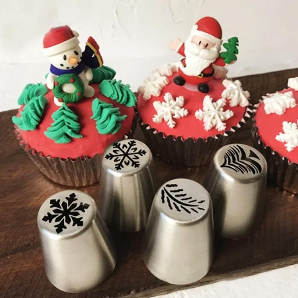 Viskana Christmas Baking Piping Nozzle Set