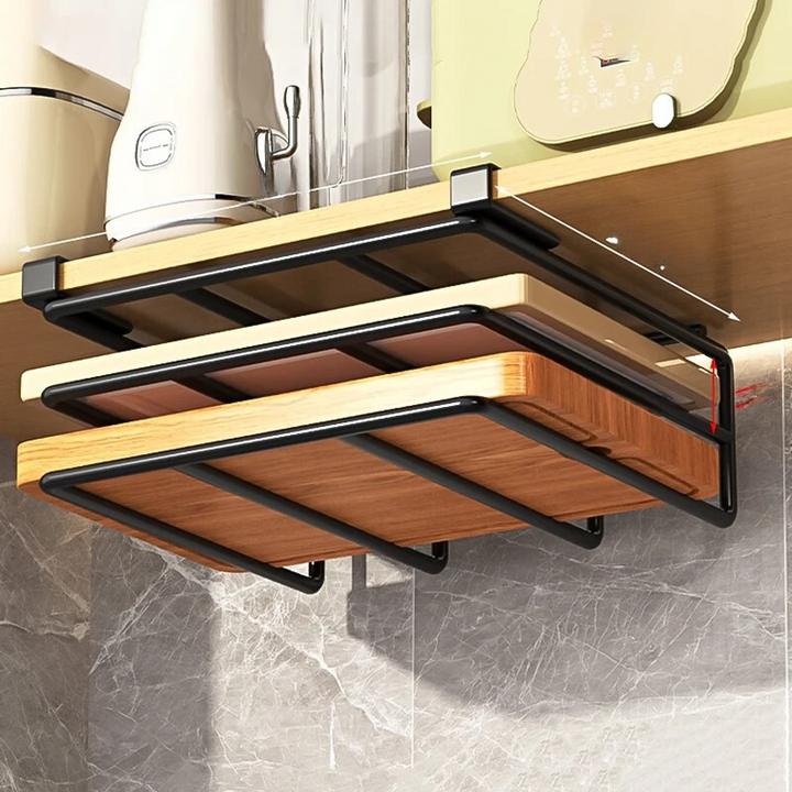 Viskana Stylish Kitchen Hang Organizer - Easy Installation Without Drilling