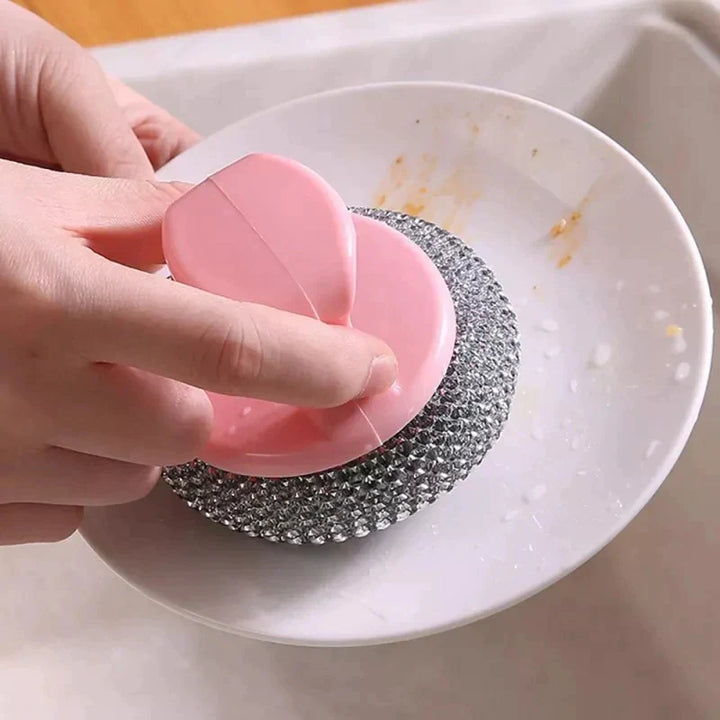 2 pcs Wire Ball Dish Cleaning Brush Viskana