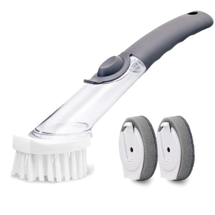 Dish Brush with Detergent Dispenser | Viskana
