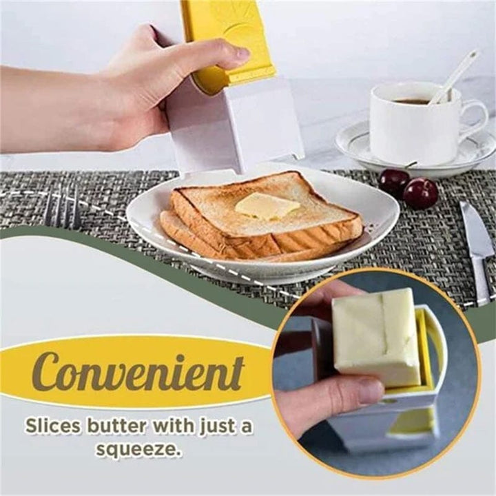 One Click Stick Butter Cutter Cheese Splitter Slicer | Viskana