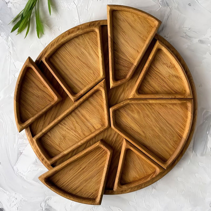 Viskana Jigsaw Puzzle Tray - Wood with Removable Dividers