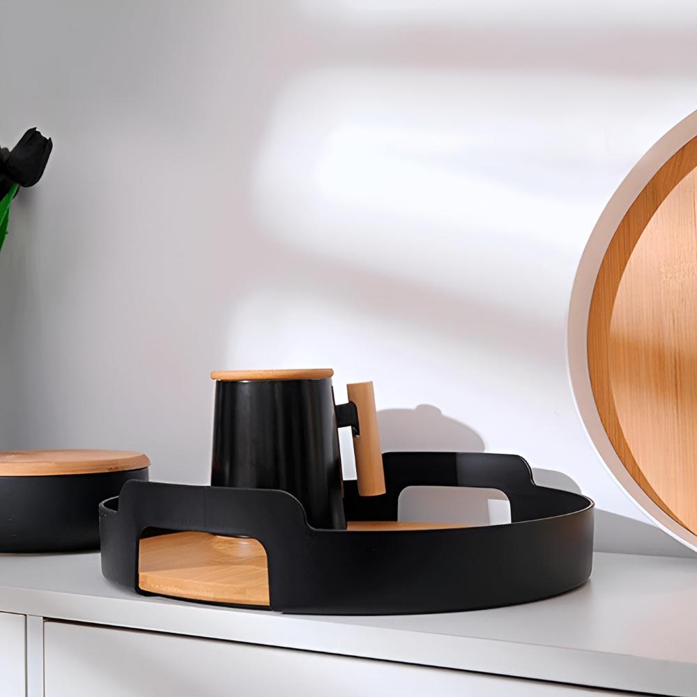 Viskana Kaia Modern Bamboo Tray