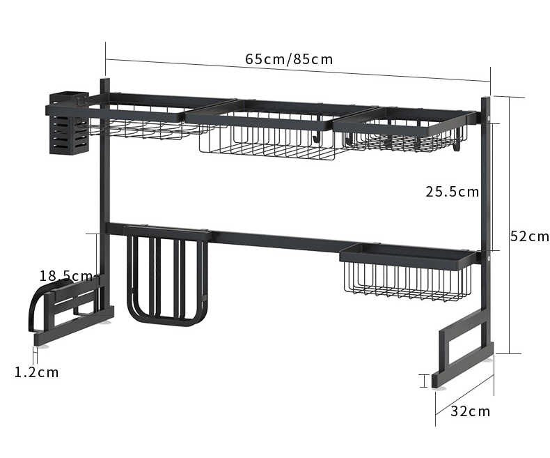Kitchen Dish Drying Rack Over Sink Viskana