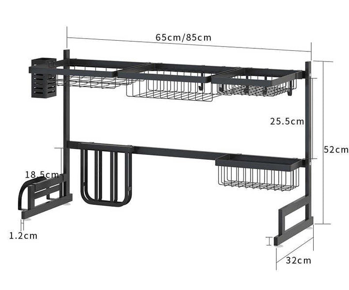 Kitchen Dish Drying Rack Over Sink Viskana