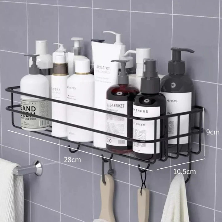 Iron Bathroom Hanging Shelf Wall Mounted Viskana