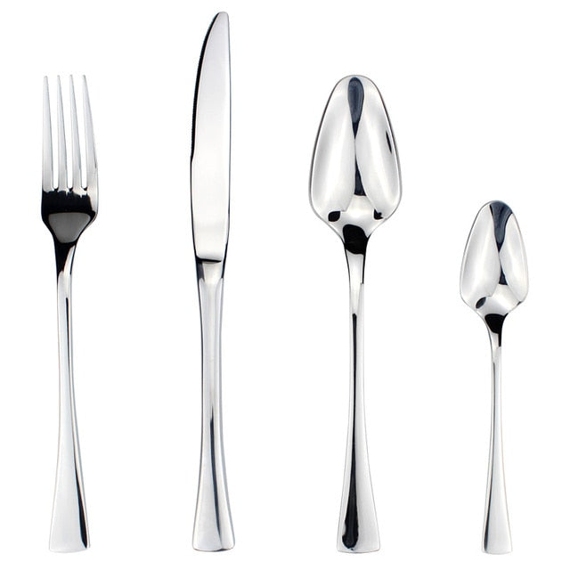 4 in 1 Set Delicate Dinnerware For Home Stainless Steel Cutlery Set Viskana