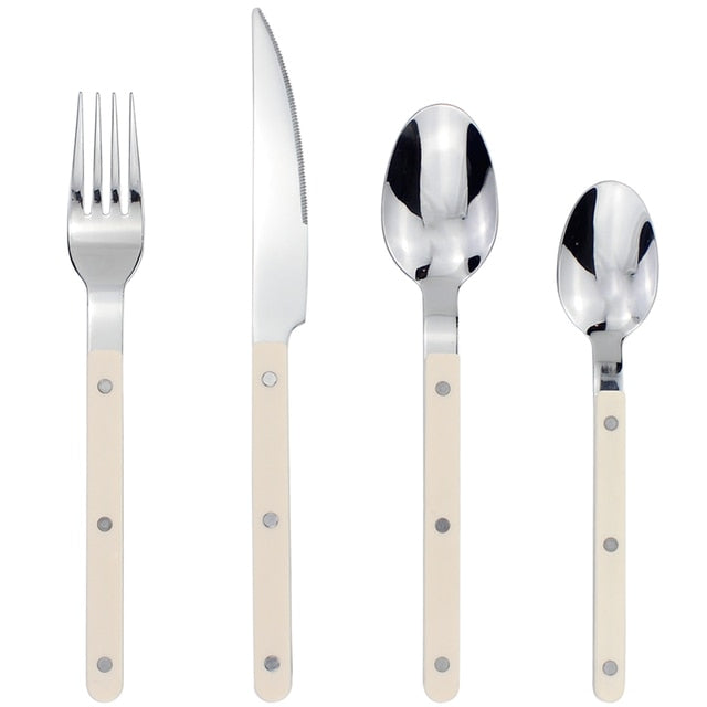 4 in 1 Set Delicate Dinnerware For Home Stainless Steel Cutlery Set Viskana
