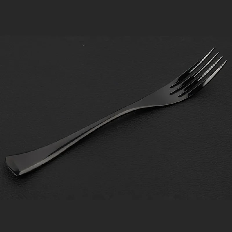 Viskana Classical Black Rose Cutlery Set