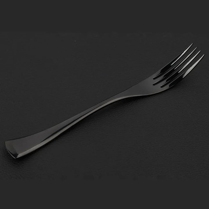 Viskana Classical Black Rose Cutlery Set