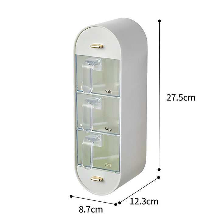 Space-saving spice jar for wall mounting Viskana
