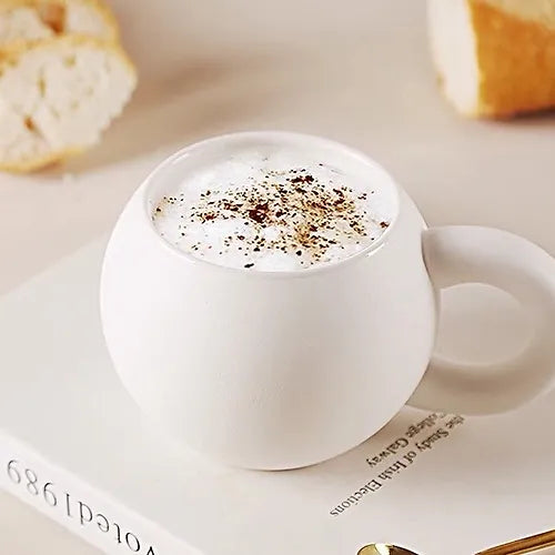Stella Cup – Luxury Geometric Porcelain Mug Viskana