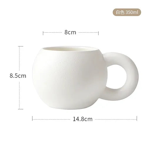 Stella Cup – Luxury Geometric Porcelain Mug Viskana
