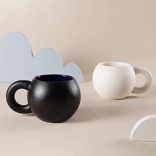 Stella Cup – Luxury Geometric Porcelain Mug Viskana