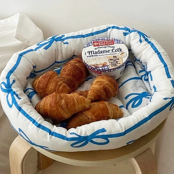 Ribbon Stripe Basket Viskana