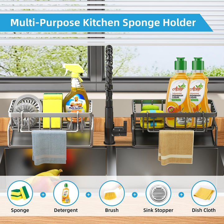 Viskana Self-Draining Kitchen Sponge Holder