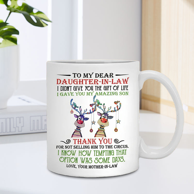 Viskana I have given you my amazing son - Best gift for daughter-in-law mugs