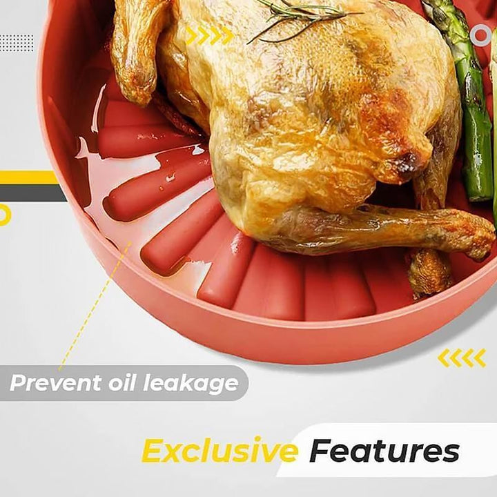Viskana Hot Air Fryer Tray Easy to Clean Non-Stick Bakeware