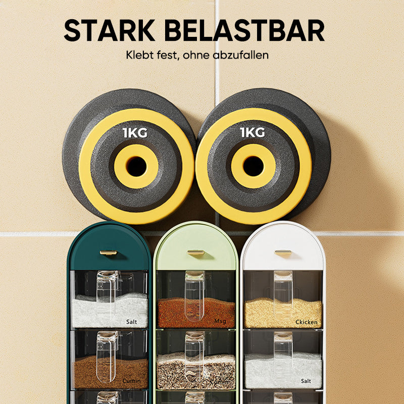 Space-saving spice jar for wall mounting Viskana