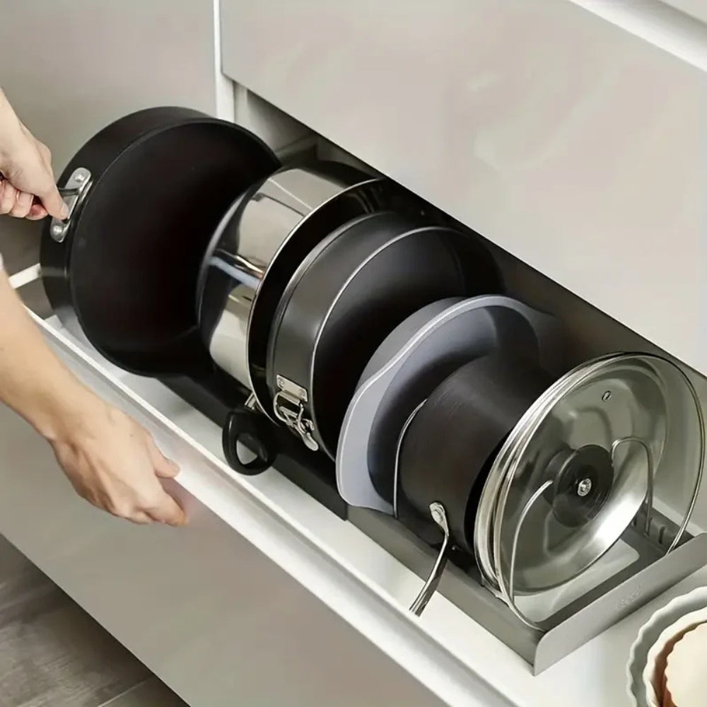 Viskana Expandable Pot and Pans Organizer Rack