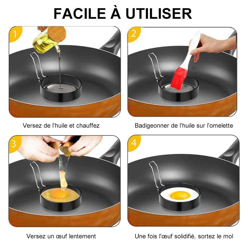Non-Stick Omelette Ring Mold | Viskana