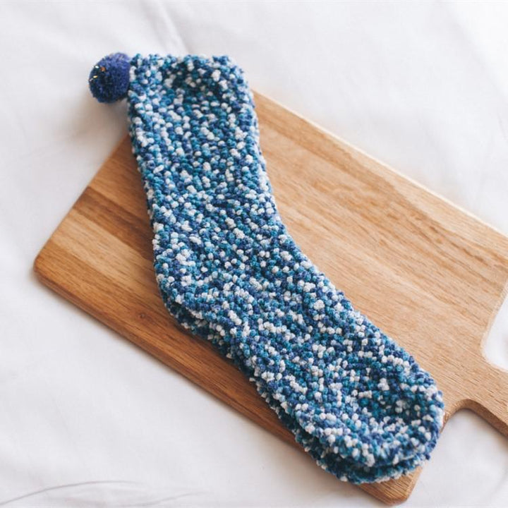 Viskana Coral Fleece Cupcake Socks