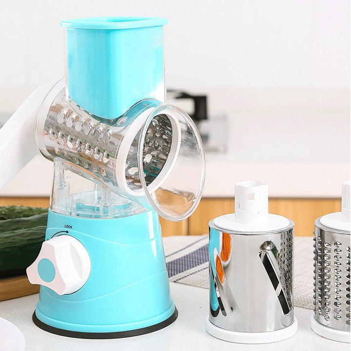 3 in 1 Rotating Cheese Grater Vegetable Cutter